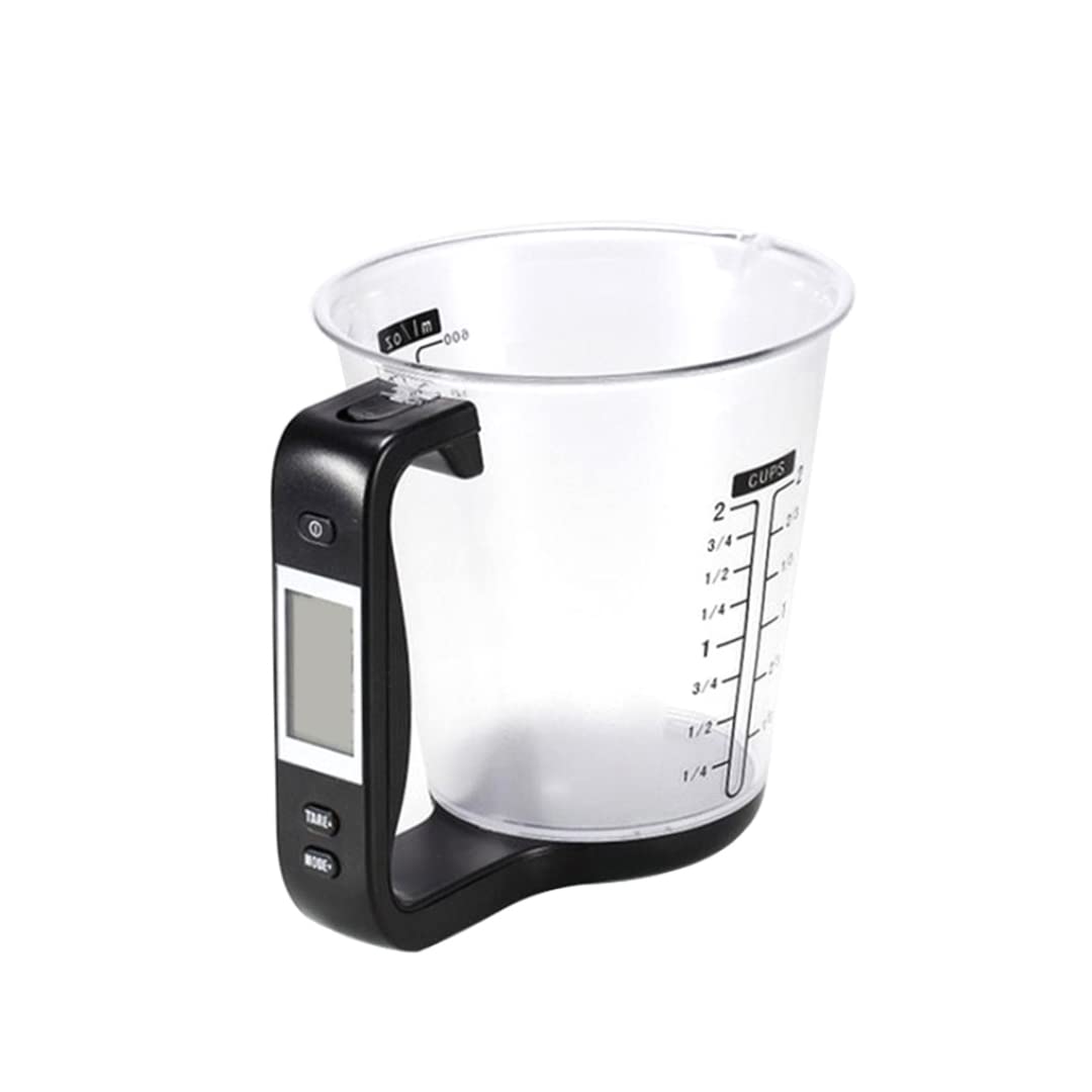 Instrumento de medición electrónico de cocina y taza medidora con báscula digital