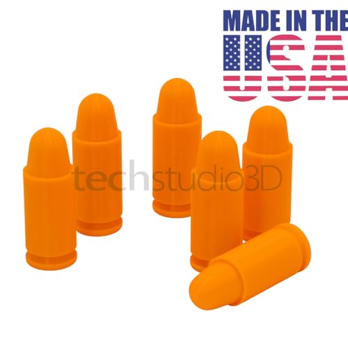 TechStudio3D 9mm Dummy Rounds – Durable & Reusable Snap Caps for Safe Dry Practice - Made in USA by TechStudio3D - Image 5