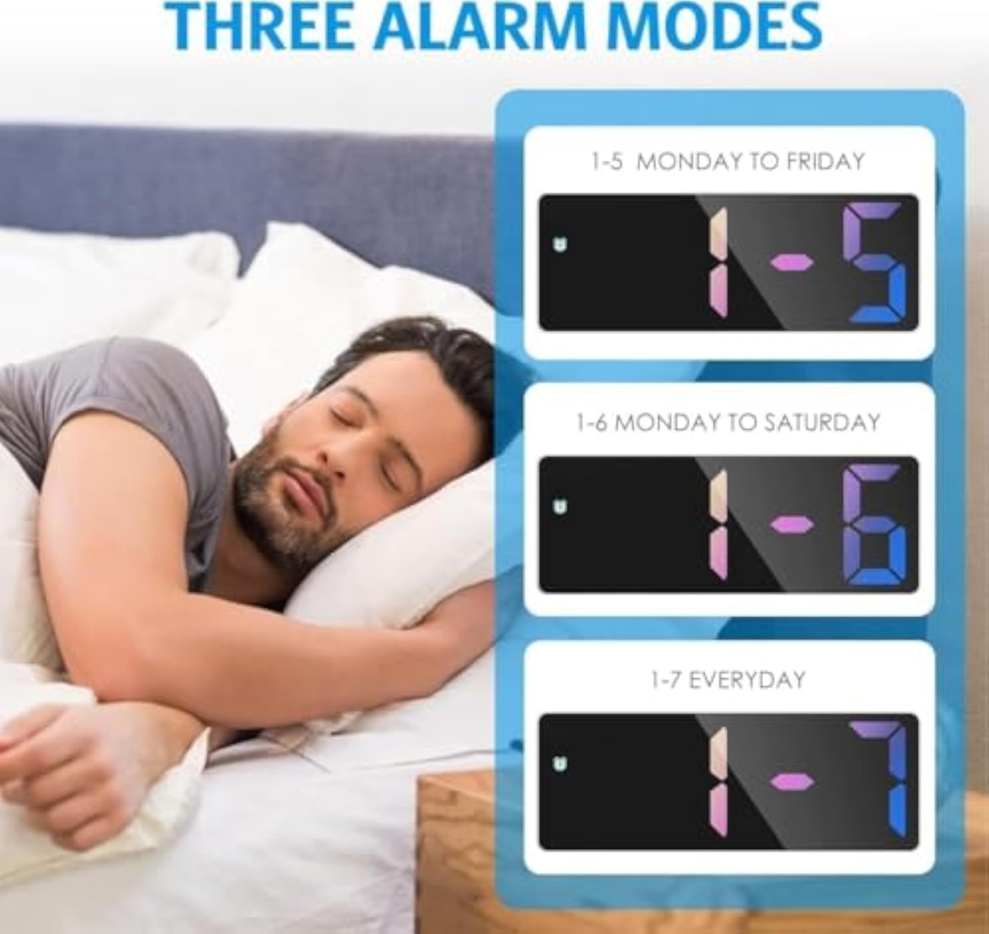 5 Inch Digital Table Clock