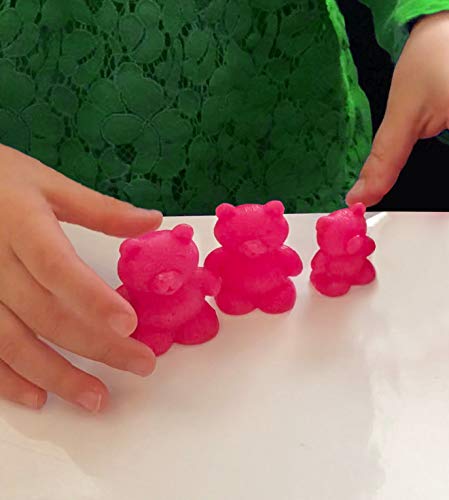 Skoolzy Counting Bears Matching Cups And Game Dice Jumbo 43 Piece Set- Preschool Learning Toys Color Sorting Bear Counters Educational Toddler Toys For Kids 3+ Includes Ebook Teaching Supplies & Bag #TOP4