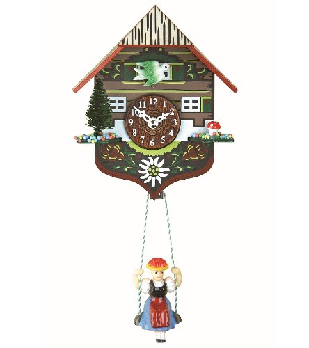 Trenkle Kuckulino Black Forest Clock Black Forest House with quartz movement and cuckoo chime TU 2013 SQ