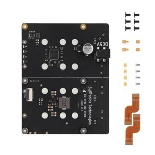 Carte SSD M.2 NVMe 4 ports RPi 5 pour votre serveur cloud à la maison