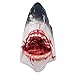 MOLEZU Halloween Costume Fish Head Party Mask Green Adult Animal Cosplay Prop Latex Masks (shark)