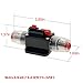 KUMEED 12V DC 20A 30A 40A 50A 60A Car Audio Inline Circuit Breaker Fuse for System Protection (40A)