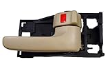 PT Auto Warehouse TO-2901E-RH - Inside Interior Inner Door Handle, Beige (Fawn) - Passenger Side