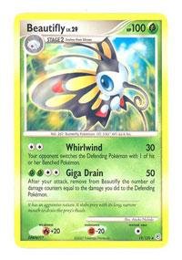 Pokemon - Beautifly (19) - Diamante y perla - Holofoil inverso