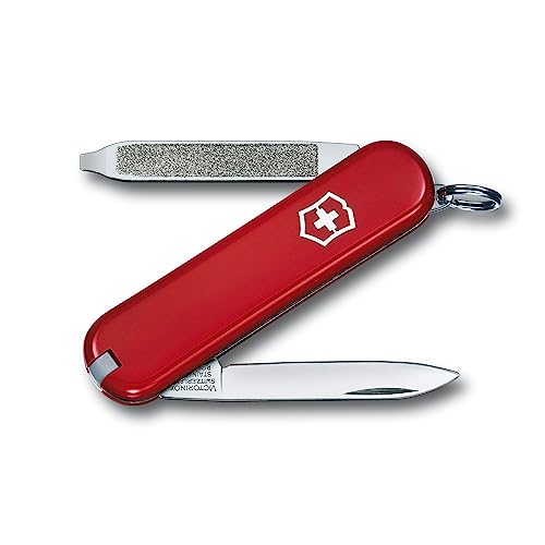 VICTORINOX Coltellino Multiuso 58millimetri - Escort V-0.6123, rosso, Taglia unica VICTORINOX Coltellino Multiuso 58millimetri - Escort V-0.6123, rosso, Taglia unica