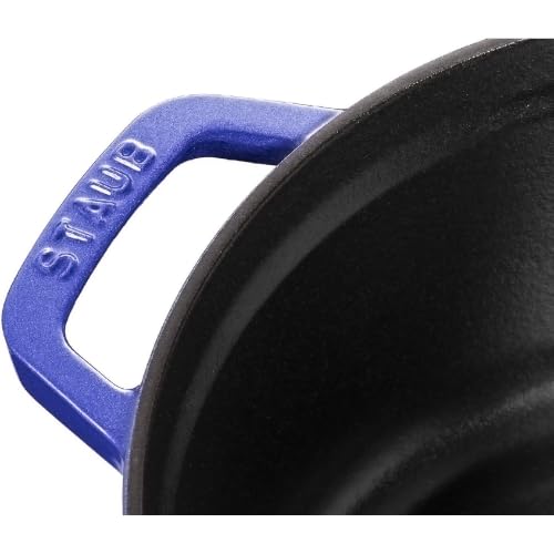 Image of Staub Cast Iron 4-qt Round Dutch Oven - Blueberry