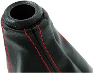 VMS RACING 97-02 RED Stitch Shift Boot Compatible with Honda Prelude Type-R 1997-2002 JDM
