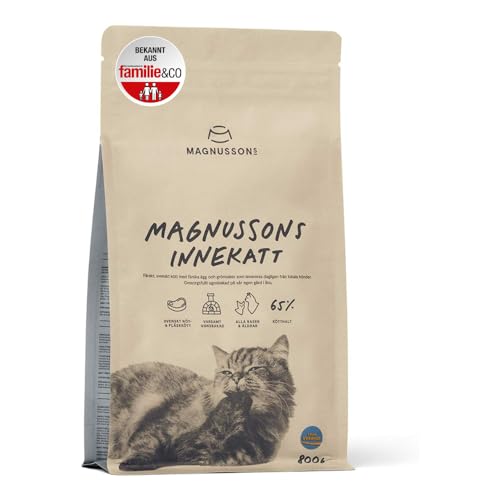 MAGNUSSON Innekatt Katzentrockenfutter 4,8kg - 65% Fleisch Für Wohnungskatzen