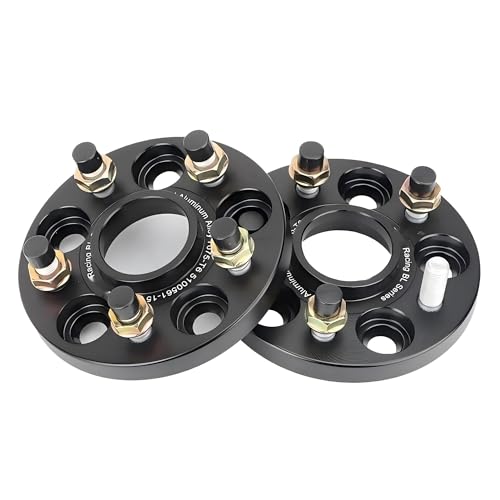 Entretoise d'extension de roue en alu 7075 avec visserie M12 pour élargir la voie