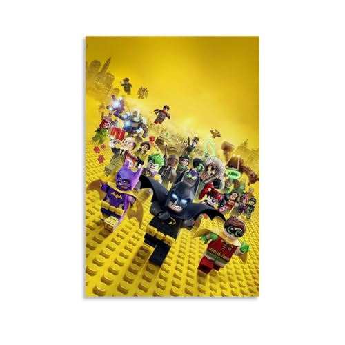 mndihceop Roblox Póster de Arte de Dibujos Animados Película Pintura Decorativa Lienzo Arte de Pared Salón Póster Dormitorio Pintura, Arte de Pared Impresión de Imagen Moderna Decoración de Habitación