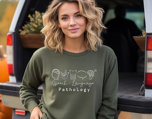 Generic Speech Therapist Sweatshirt, Speech Language Therapist Shirt, SLP Nurse Sweater, SLP Sweater, Speech Language Pathologist,Gift For SLP, Small4