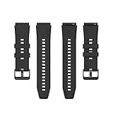 Compatible for AMAZTIM M3 Ultra/M3 M2 T2 T3&KOSPET Tank M3 Ultra/M3 M2 T2 T3 Smart Watch Bands, Silicone Band Strap Quick Release Watchbands for M3 Ultra/M3/M2/T2/T3 Military Watch (Black&Black)