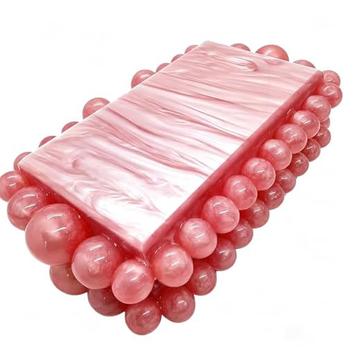 Image of CUXVA Acrylic Evening Clutch Bag for Women Glitter Marble Purse Handbag for Wedding Party Prom