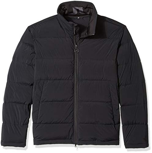 J.Lindeberg Men's Athletic Down Jacket, Black, Medium