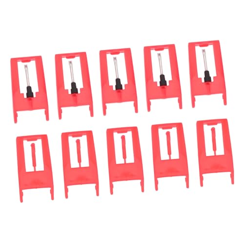 ERINGOGO 10pcs Stylus Needle for Record Player and Phonograph and Replacement Needles Portable and Durable Compatible with Turntables