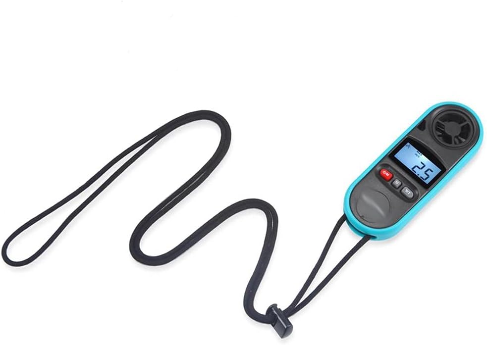 ZLXDP Hand-held Backlight Digital Anemometer Pocket Wind Speed Gauge Meter Dust and Fall Proof Compact Fuselage Portable : Patio, Lawn & Garden