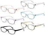 [EL PAQUETE INCLUYE]: 6 pares de anteojos de lectura con estilo retro,+1 paño para gafas a, el precio bajo le da un gran valor por un producto de calidad.