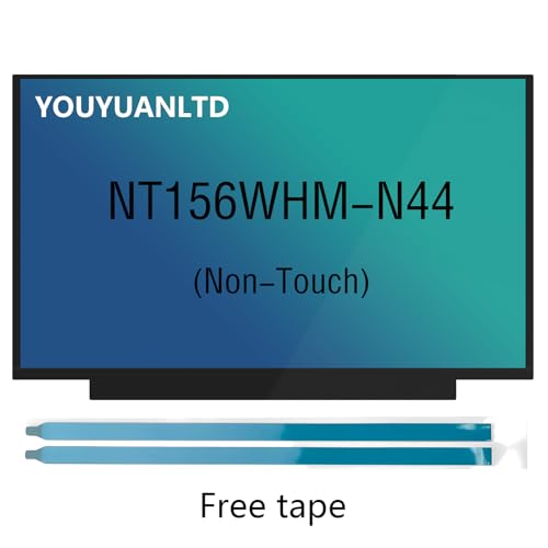 NT156WHM-N44 V8.0.Fit NT156WHM-N34 N156BGA-EA3 LCD Screen Replacement for HP 15-DW0083WM HD 1366x768, LED Non-Touch Display(Narrow Edge)