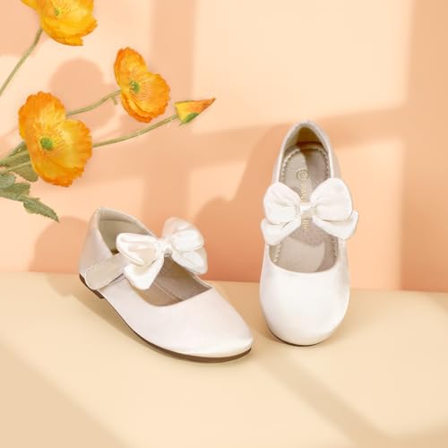Image of PANDANINJIA Toddler Dress Shoes Flower Girls Ballet Flats