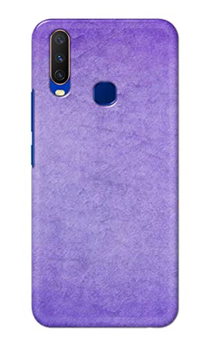 Image of Plain Purple Hard Back Case Cover for Vivo Y15 / Vivo Y17 / Vivo U10 / Vivo Y12 / Vivo Y11 (6.35 inch) Back Cover -(J5) VNS2226