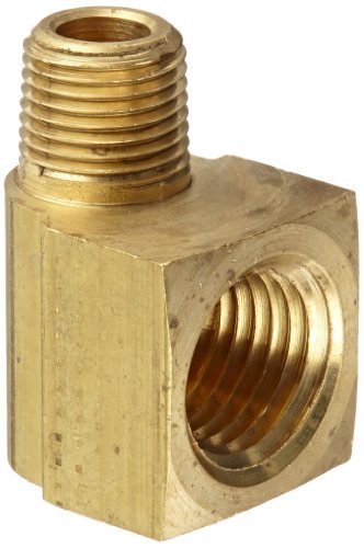 Eaton Weatherhead 3400X4X2 Brass CA360 Fitting, 90 Degree Elbow, 1/4