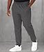 PUMA Men's Essentials Fleece Sweatpants (Available in Big and Tall Sizes) Dark Gray Heather
