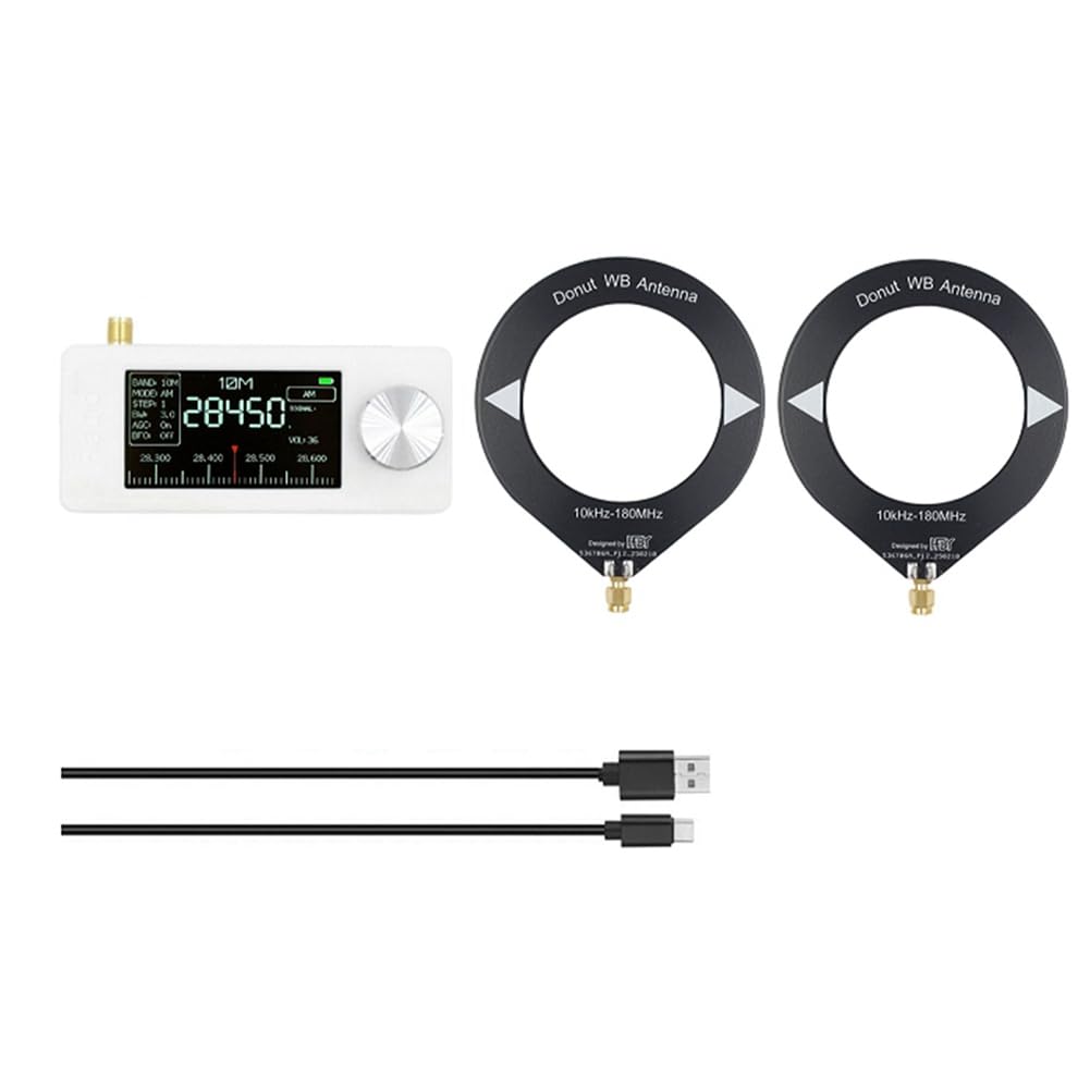 Récepteur de bande SI4732 portable démodulation LSB USB AM FM avec mini interface SMA - 7