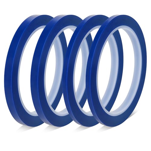 4 Rolls Pinstripe Fineline Masking Tape (Blue)