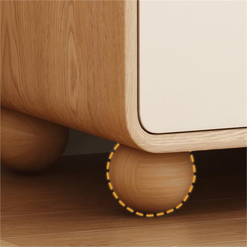 Table de chevet en bois 3 tiroirs meuble compact pour petits espaces - 7