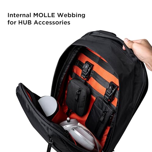 ALPAKA Metro Backpack Pro and HUB Carabiner(L) - Fits 15.6" Laptop Business Travel Backpack with YKK Zippers; EDC Carabiner for Keys - Tactical Gear & Backpack Accessories.3