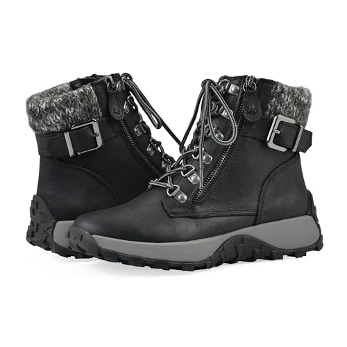 CLIFFS BY WHITE MOUNTAIN Women's Tracking Cushioned Lace-Up City Hiker Sneaker Boot2