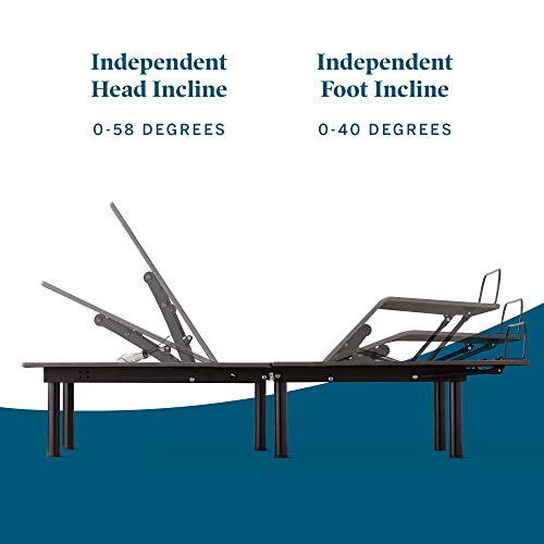 Lucid L300 Twin Xl Adjustable Bed Frame With Head And Foot Incline –Usb – Wireless Remote – 5-Minute Assembly – Quiet Motor – Adjustable Bed Base Twin Xl #TOP2