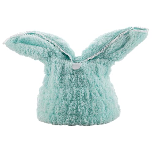 Beaupretty 女性のキャップ マイクロファイバーバスタオル 速乾タオル 速乾バスタオル 子供用バスタオル ヘアターバンタオル 体 マイクロファイバーヘアドライタオル シャワーキャップ Green