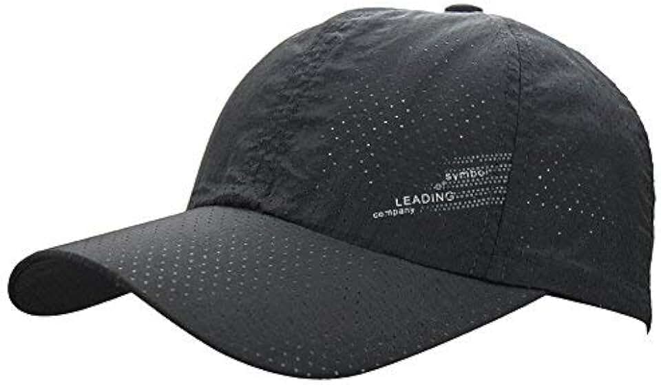 Boné masculino portátil dobrável com proteção solar para esportes ao ar livre, corrida, secagem rápida