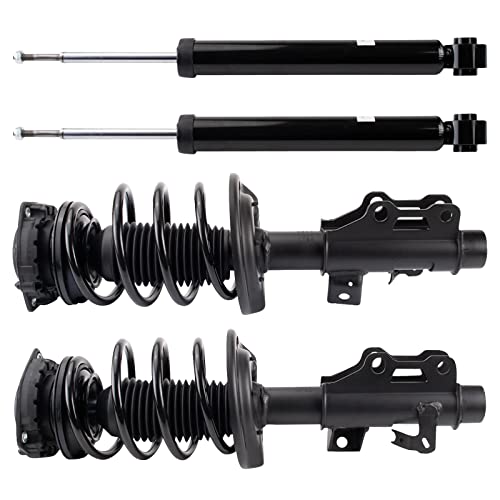 Image of TRQ Front and Rear Complete Strut Assembly & Shock Absorber Kit Complete Strut & Coil Spring Assembly Compatible with 2016-2022 Chevrolet Camaro