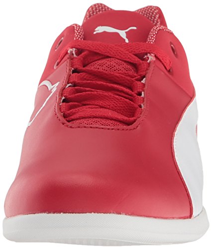 PUMA Puma Men's Scuderia Ferrari F Cat Sneaker, Rosso Corsa White White, 10.5 M US