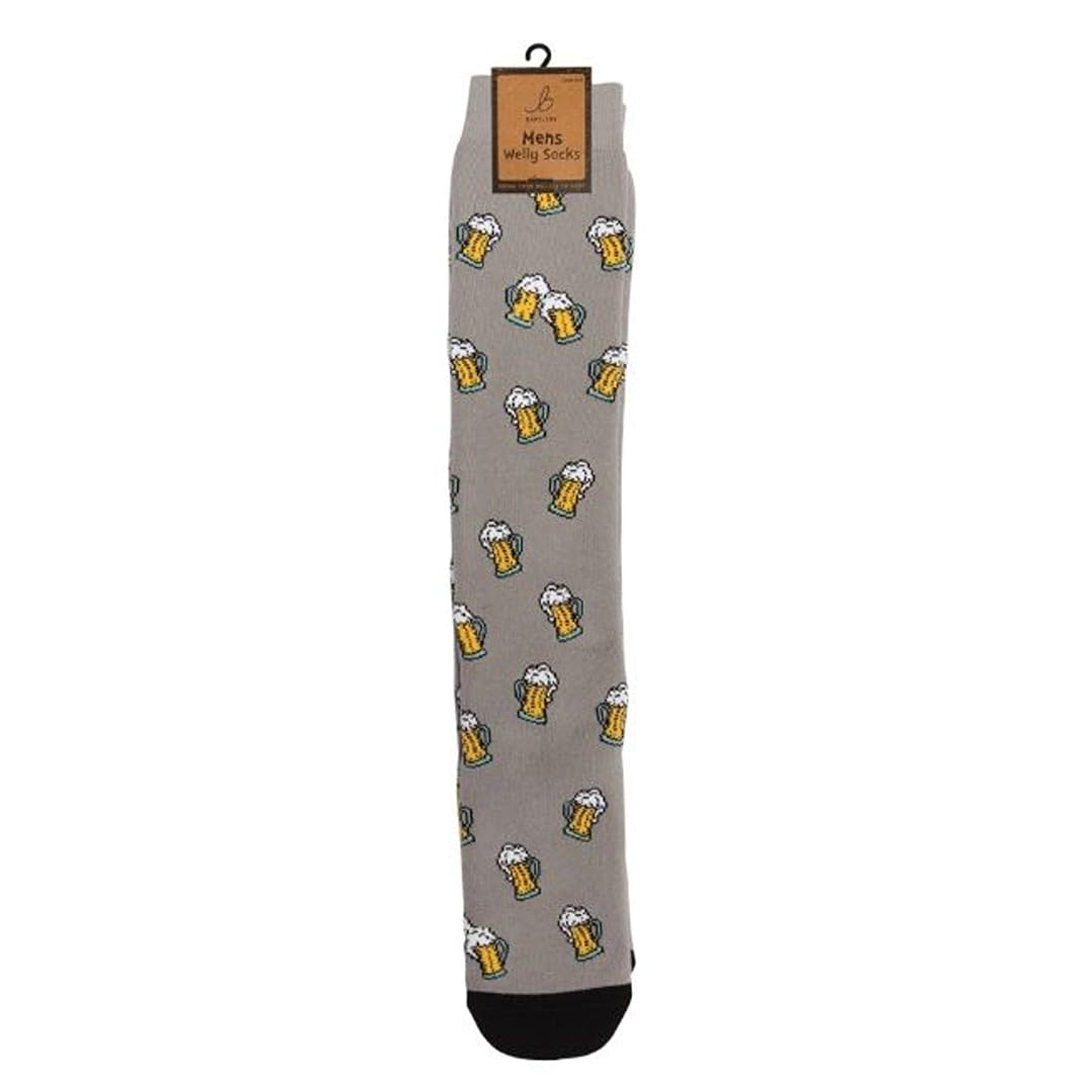 B&Q -  Funky Welly Boot Socks Uk 6-11Drink Party