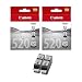 Produktbild Canon 2X Pixma MX870 Tintenpatronen, groß, Originalprodukt, Schwarz, 2 Stück