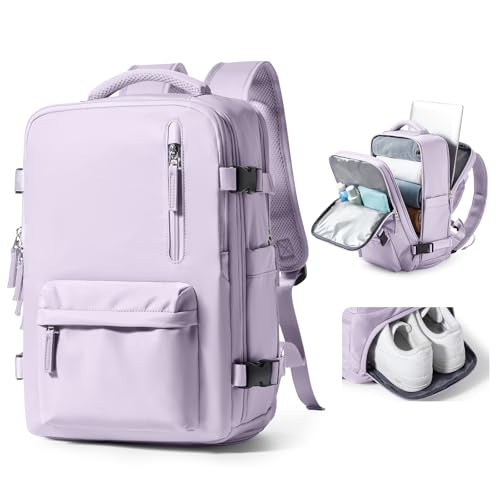 Mochila de viagem feminina, grande, A9 - roxo, Large