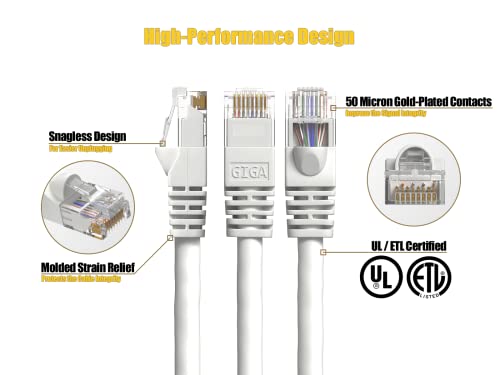 Cable Leader Cat 6 UTP Snagless Ethernet 50 ft miniatura 2