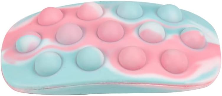 Slacon マウス 数量限定 プッシュポップバブル 大きい スクイーズ玩具 おもちゃ ストレス解消グッズ 知育玩具 ゲームボード ストレス発散 グッズ 無限プチプチ 人気プレゼント Anxiety Push Decompression Sensory Bubble Relief Silicone Stress Mouse Toys Toy