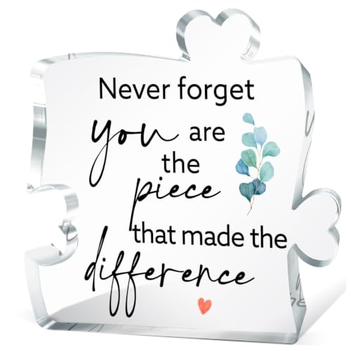 Thank You Gifts for Coworkers Employee Appreciation Gifts,Puzzle Piece Gift