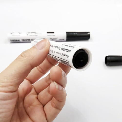 5 PCS Thermal Printer Cleaning Pens Printhead Cleaner Kit Printing Machine Dust Dirt Removal Pen Print Head Maintenance Cleaning Tool Electronic Face Sheet Printing Head Stain Remover Pens - Image 4