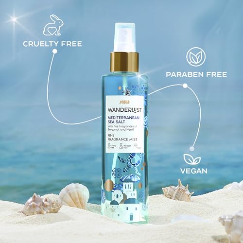 Image of Nykaa Wanderlust Mediterranean Sea Salt Fine Fragrance Mist 200ml