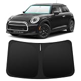 INSAUTO Custom Fit Windshield Sun Shade Accessories for Mini Cooper F55 2014-2025, Foldable Front Window Sunshade, UV & Heat Reflector, Keeps Interior Cool, Includes Storage Bag