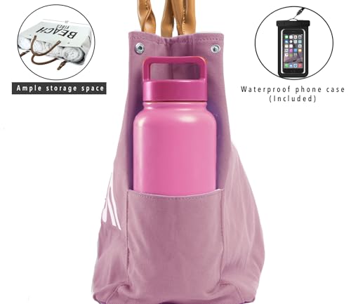 Image of Keho Waterproof Beach Bag with Pockets For Women (Sandproof)