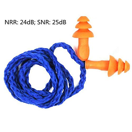 Oordopjes SENRISE Zachte siliconen oordopjes met snoer Herbruikbare gehoorbescherming voor slapen, werken, zwemmen… - Image 4