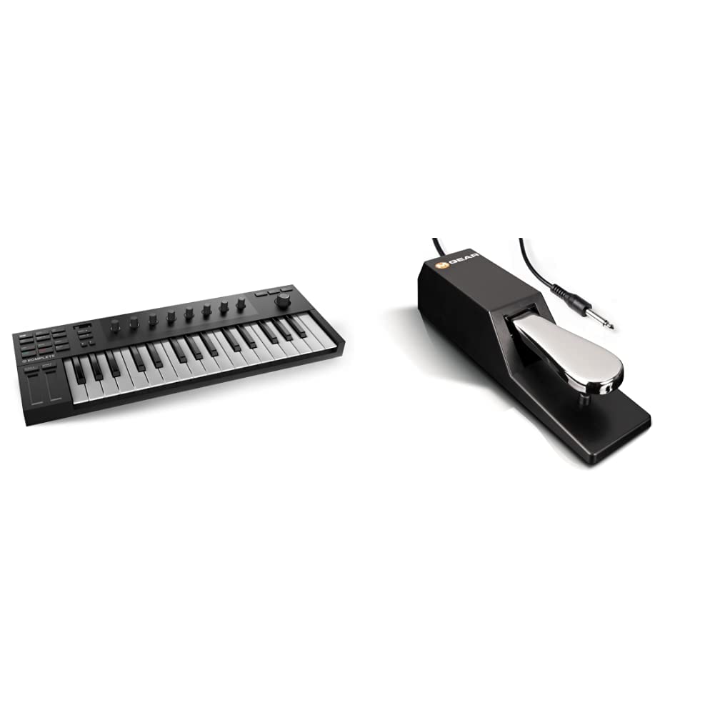 Native Instruments Komplete Kontrol M32 Keyboard Controller Black & M-Audio SP-2